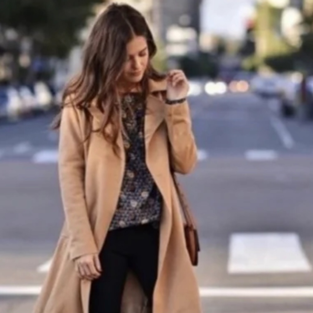 Cabi Love Carol Collection Casablanca Trench Coat Camel Size S Jacket